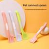 Pet Canned Food Spoon Long Handle for Stirring and Opening Cans Ideal for Cat and Dog Owners Practical Pet Feeding Tool