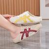 Fashion 2025 Summer New Slippers Womens Retro Breathable Flat-Soled Shoes Casual Outdoor Slip-On Shoes Soft Slippers Discounted Sandals