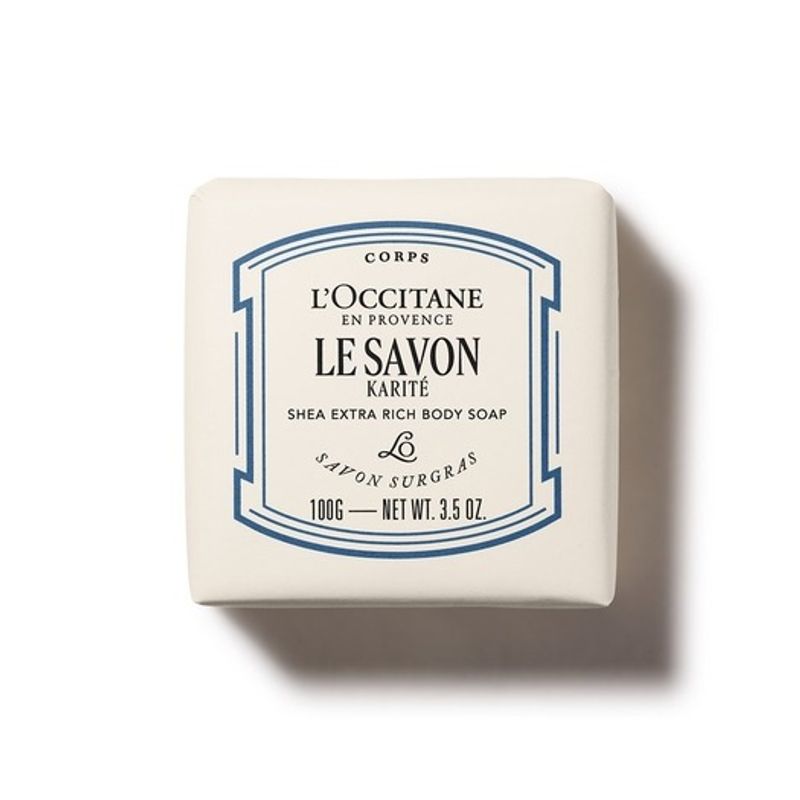 

LOCCITANE Shea Butter Extra Rich Body Soap 100g (Carite Confort) FREE
