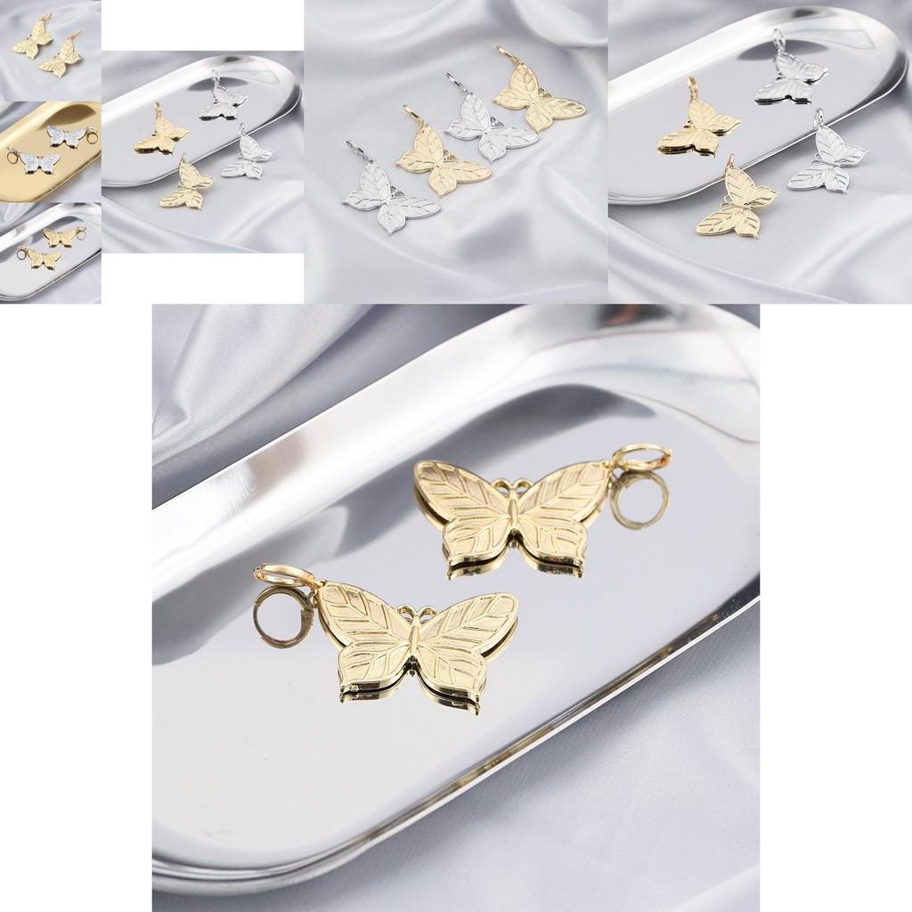 Chic European And American Style Alloy Butterfly Earrings Summer Fashion