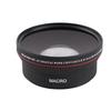 Optical Glass 0.45x Wide‑Angle Black Additional Lens for 72mm Camera Lens Photography Accessory