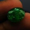 6 Ct Green CERTIFIED Ring Size Loose Gemstone Natural Colombian Emerald Oval Cut A-3366