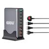 Desktop 600W GaN Multi-Port Charger: 140W PD for Laptops & Drones