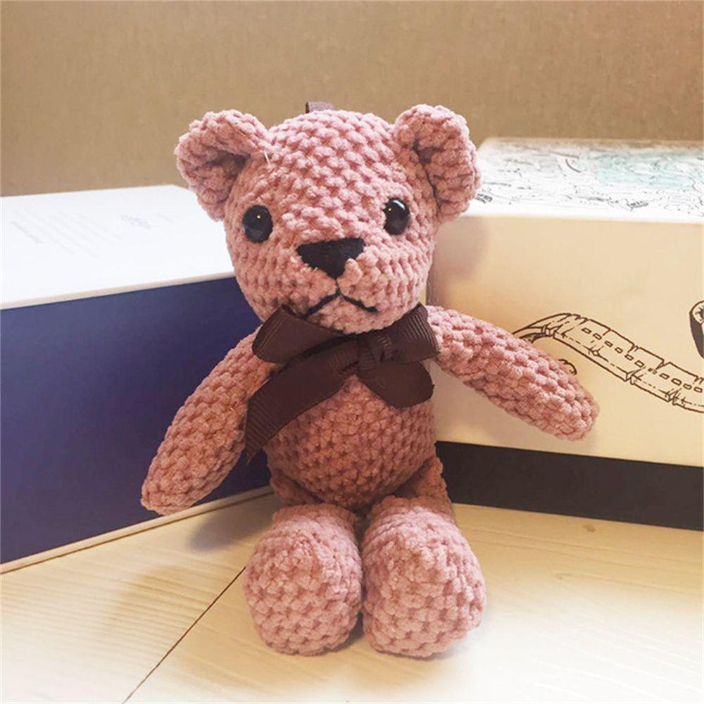 Party Decor Toy Decorations Key Pendant Soft Toys Bear Stuffed Toys Bear Plush Toy Stuffed Animals
