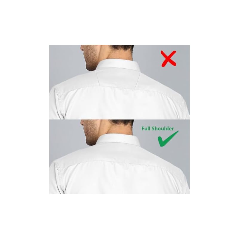 Mildin Men' Cotton Blend Solid Shirt With Spread Collared Full Sleeve Curved Hemline Button Closure Slim Fit And One Po