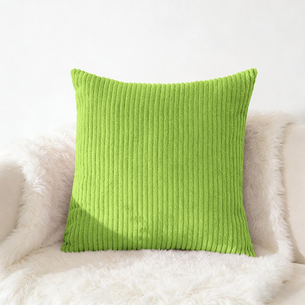 Cord Kissenbezug 40x40 45x45 50x50cm Weicher Plüsch Flanell Kissenbezug Flauschiger Sofakissenbezug für Sofa Wohnzimmer Dekoration