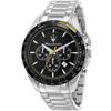 R8873612042 Traguardo Chronograph Black Dial Men's Watch