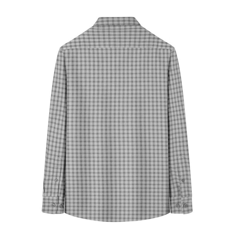 FIRS Men's 90% Goose Down & Cotton Blend Plaid Shirt