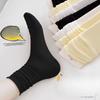Nylon Samt Socken für Damen, Mittelhohe Dünne Frühjahrs- und Sommersocken mit Schlingen, Einfarbige Eis-Socken für Damen