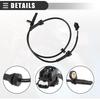 Motoforti Front Left ABS Sensor, Wheel Speed Sensor, for Nissan Sentra 2007-2012, Plastic, No.47911ET000, Black