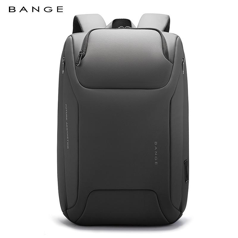 

BANGE Новый мужской модный рюкзак большой емкости для путешествий на открытом воздухе 15,6-дюймовый многофункциональный рюкзак для ноутбука 15.6 Inch серый