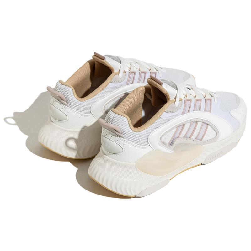 adidas Originals HI-TAIL 2.0 Cushioned Slip-Resistant Low-Top Casual Running Shoes Unisex White Brown Sneakers JI4347