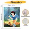 Disney Snow White Forest Animal Oil Painting Art Handmade Diy Painting Home Decoration Gift