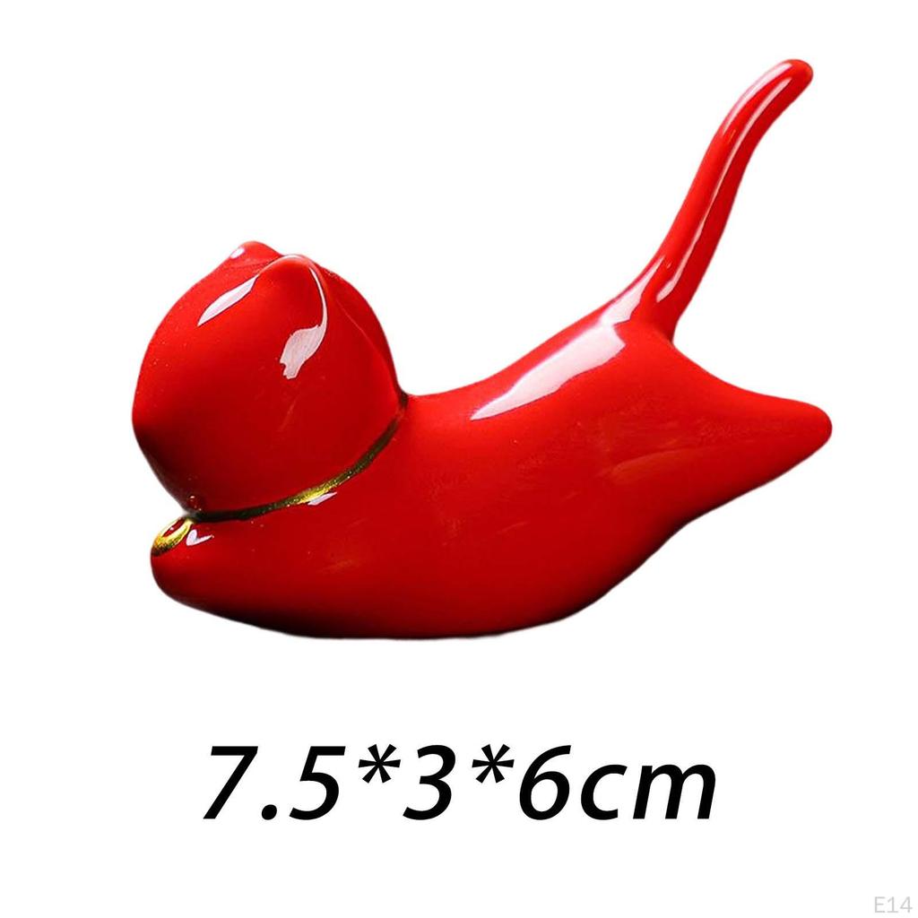 Animal Figurine Incense Burner Ceramic Porcelain Ornament Decorative Holder for Tabletop