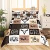 Bull Skull Ma Aztec Three-Piece Digital Printed Bedding Set Bed Cover