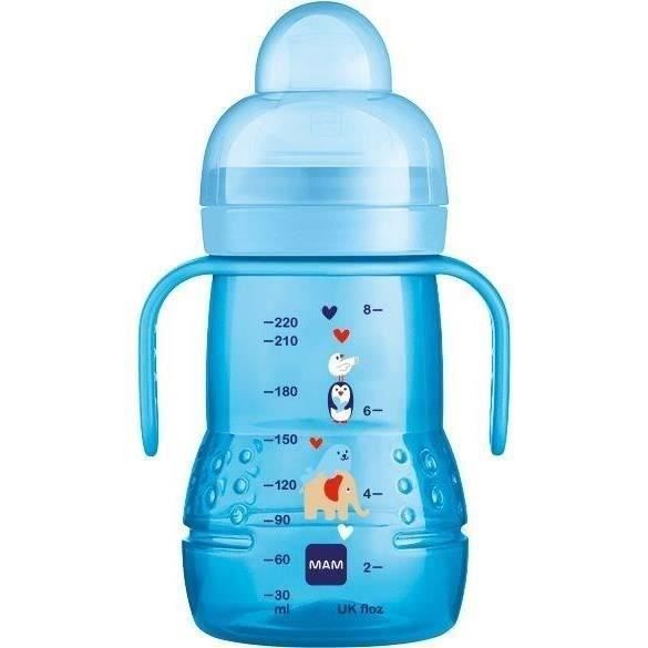 Parasanteonline Mam Repas Overgangsfles +4m Espace Bleu 220ml Blauw