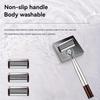 Manual Razor Set for Men, 8-Layer Blade Shaving Head for Face, Beard, Moustache and Travel Use