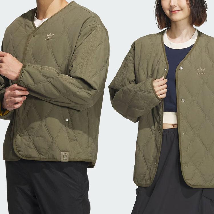 Adidas Originals Yong Chun Series Toc Reversible Padded Jacket Unisex Jackets Olive-Green IZ1534