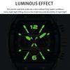 ONOLA Large Plate Design Men's Multifunctional Waterproof Quartz Watch Luminous Calendar Three Eye Timing Student Sports Watch