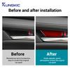 For Mazda 3 -2025/CX-30 -2025 Real Soft Carbon Fiber Sticker LHD RHD Car Inner Door Bowl Panel Interior Trim Accessories