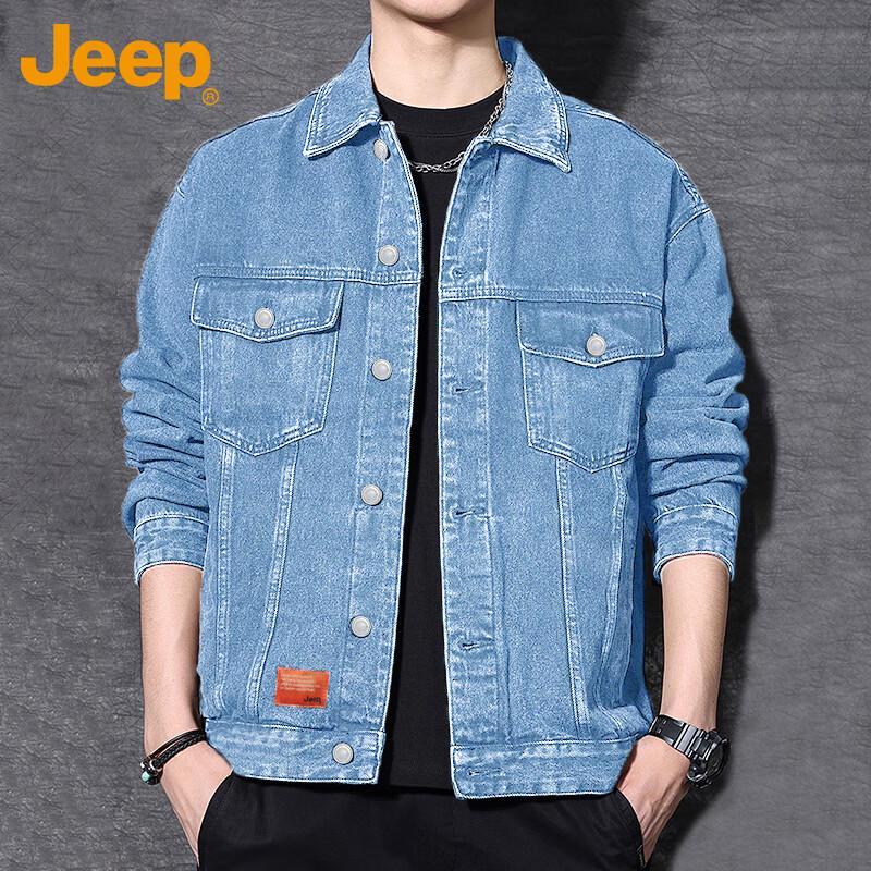 JEEP Men s Casual Denim Workwear Jacket XL