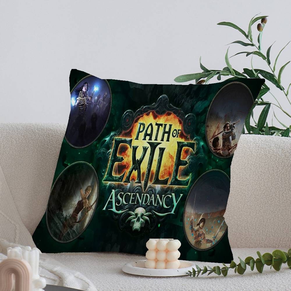 P-Path O-Of E-Exile Personalized Pillow Cover Kids Bedroom Wild Party Decor Pillowcase kid Birthday shower Gift
