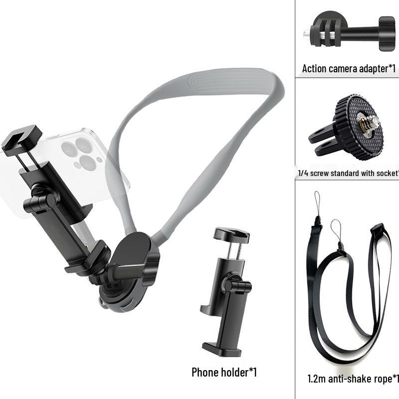 Magnetischer Nackenhalter für Mobiltelefon & Action-Kamera - Brusthalterung für First-Person-Ansicht
