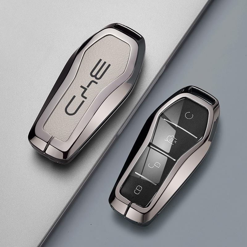 BYD Car Key Case: Compatible with Qin PLUS, Tang, Seagull, Seal, Dolphin, Song Plus, Han EV, Yuan, and Frigate.