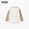 MQD Boys' Waffle Color Block Long-Sleeve T-Shirt
