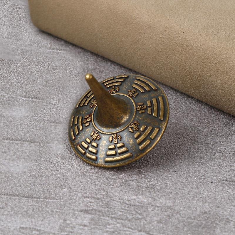 

Mini Retro Gossip/Number Fingertip Gyro Alloy Portable Hand Spinner Gyro Fidget Desktop Games Stress Relief EDC Hand Spinner Toy