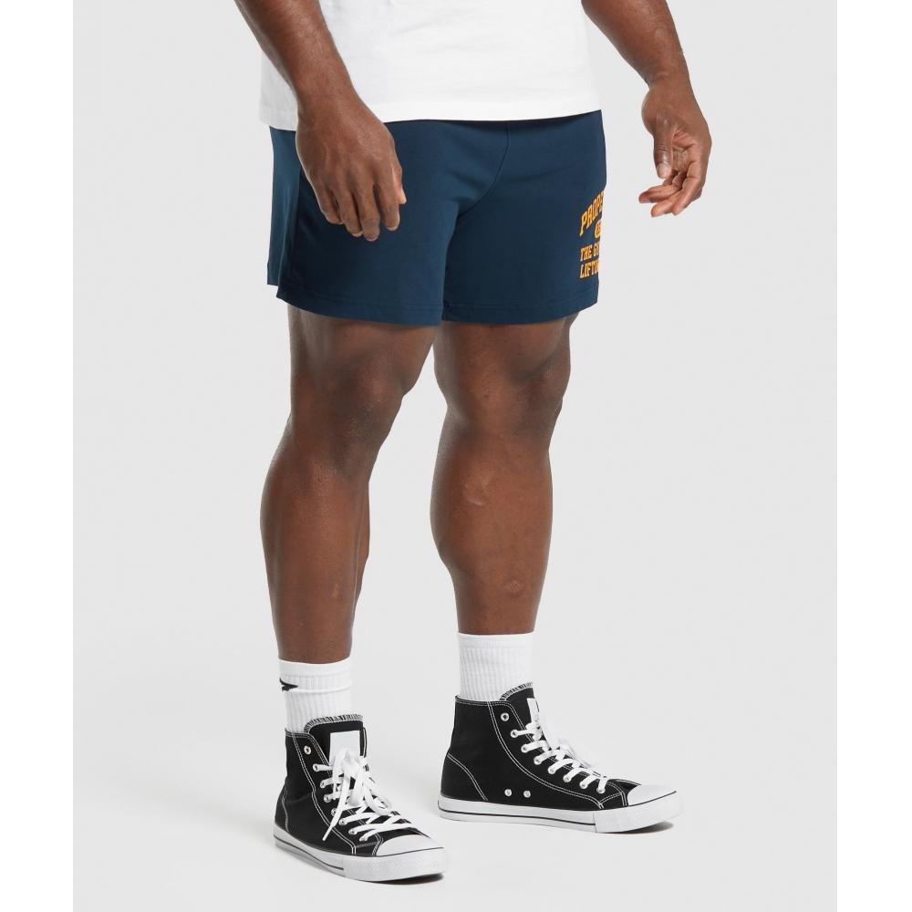 Gymshark Lehké žerzejové šortky Námořnická modř A5a6j Ub9p