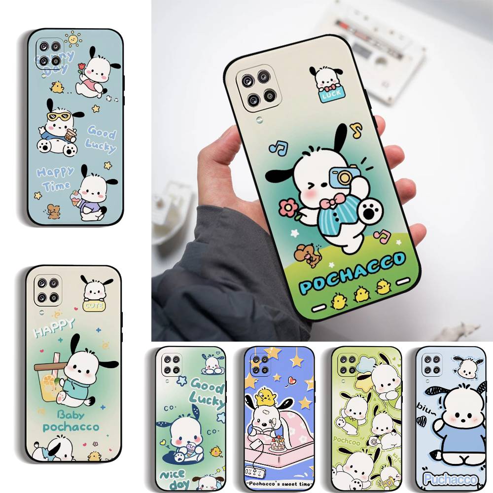 Cute Cartoon P-Pochacco Dog Phone Case For Samsung Galaxy S21 S22 S23 S24ULTRA S25ULTRA FE Ultra Plus5G A52S S26 Soft Cover
