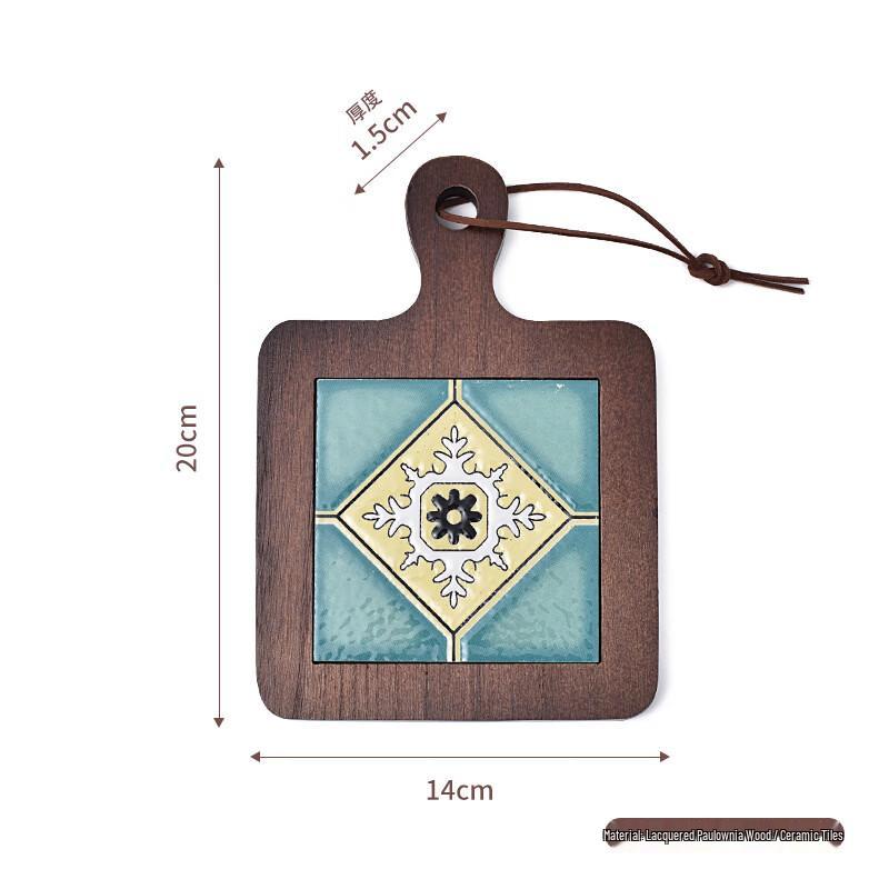 Ruhan Retro Tile Heat-Resistant Mat