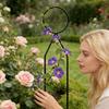 13 Inches Plant Climbing Frame Garden Stake Stand Climbing Rack for Climbing Plants Outdoor for Potted Ivy Vine Houseplants