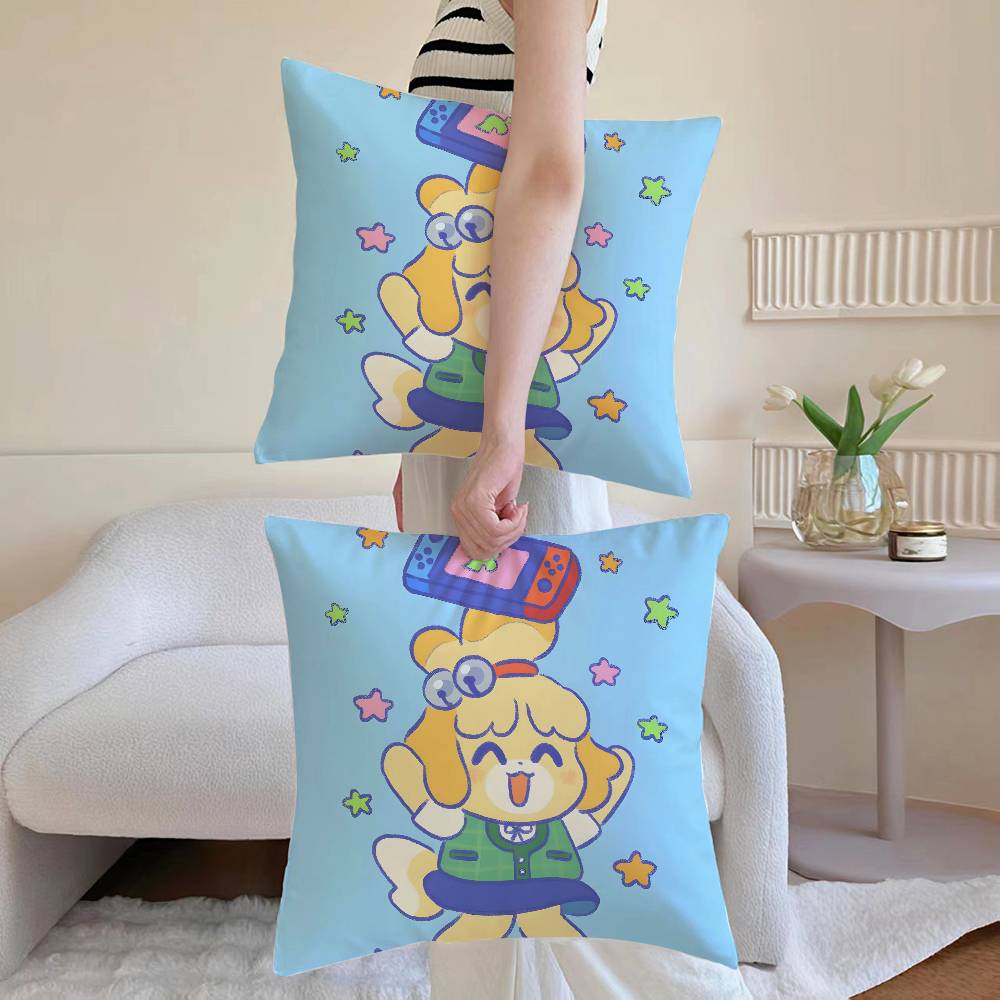 

Isabelle Flourish Animal Pillowcase Invisible Zipper Silky Sofa Cushion Cover 12x12Inch