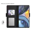 For Motorola Moto G56 5G Case Stand PU Leather Phone Cover Card Holder Mirror