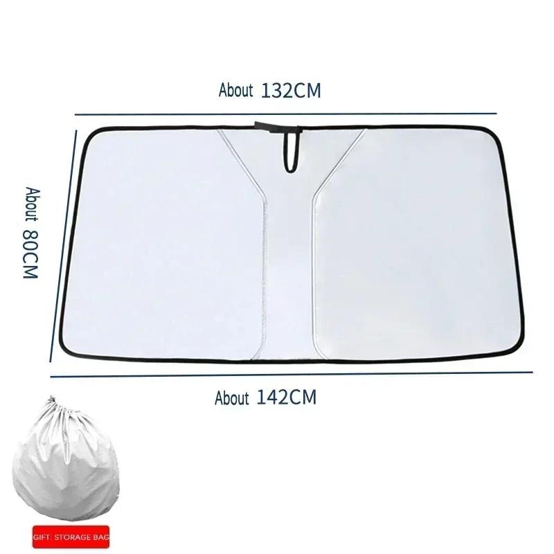 Car windshield sunshade reflective sun visor Interior products summer cooling suitable for small cars, SUVs, hatchbacks medium