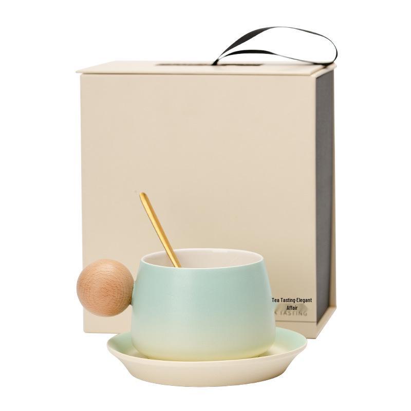 Creative Ceramic Coffee Cups - Elegant Mugs for Home or Office and Perfect Company Souvenir