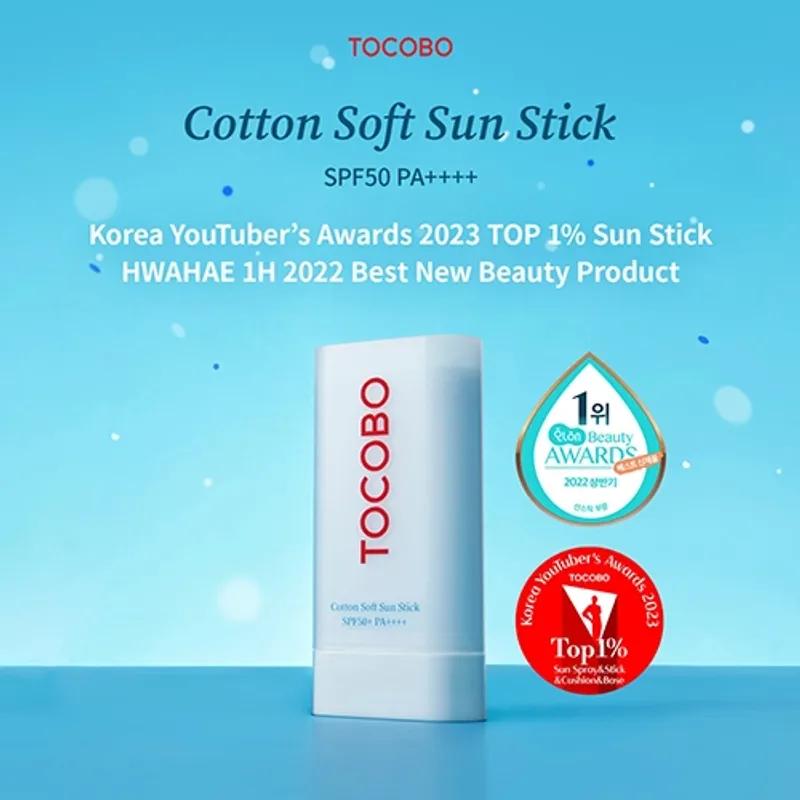 TOCOBO Cotton Soft Sun Stick SPF50+ PA++++