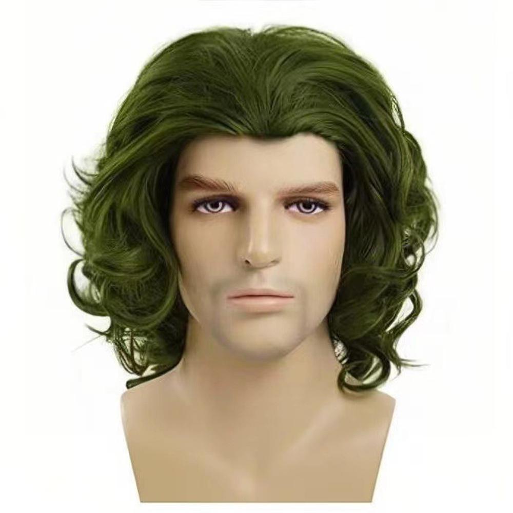 Joker Cosplay Green Wig for Men & Women - Perfect for Joker Costume & Clown Wig High Temperature Fiber Hair Wigs Halloween