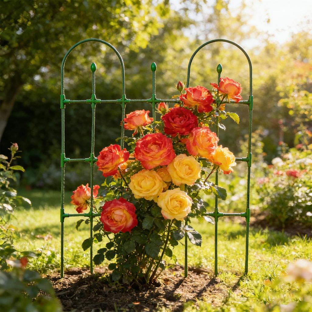 90x120cm Fence Climbing Vine Flower Stand Adjustable Climbing Plants Garden Trellis Support Rose Climbing Vine Stand