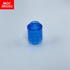 10pcs MOC Bricks Round Brick 1x1 Transparent Clear 3062 18860 30068 Educational Building Blocks Toys Kids Gifts