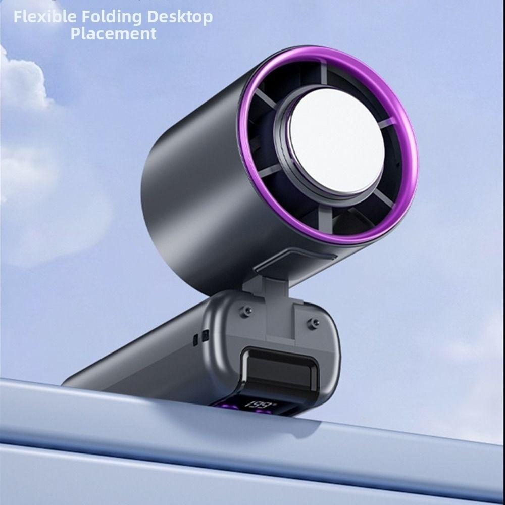 High Speed Portable Cooling Fan Semiconductor Refrigeration Mini Turbo Fan Handheld Fan  School