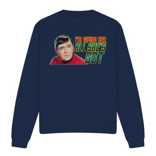 STAR TREK Unisex Adult All SheÂ´s Got Sweatshirt
