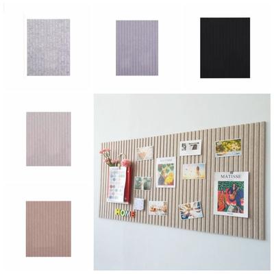 Self Adhesive Felt Wall Stickers Board 40*60cm Thickened Message Display Board DIY Solid Color Three-dimensional Wall Panel