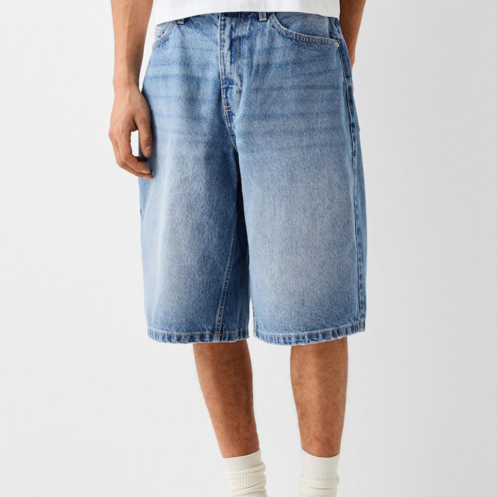 European and American Spring and Summer Versatile Fashion Men's Denim Shorts