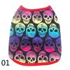 Autumn Dog Clothes For Halloween Skeleton Pattern Halloween Dog Clothes Dog Clothing Pet Apparel