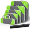 6Pcs/Set Travel Portable Clothes Storage Bags Lightweight Suitcase Bag Compressed Packing Cubes Luggage Bags Organizer Bags