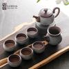 Lu Bao Yan Zang Guan Hai Ceramic Tea Set