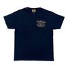 Vanson OVAL FB Print Short Sleeve T-Shirt -884V082- (JP, Alphabet, L, Navy)